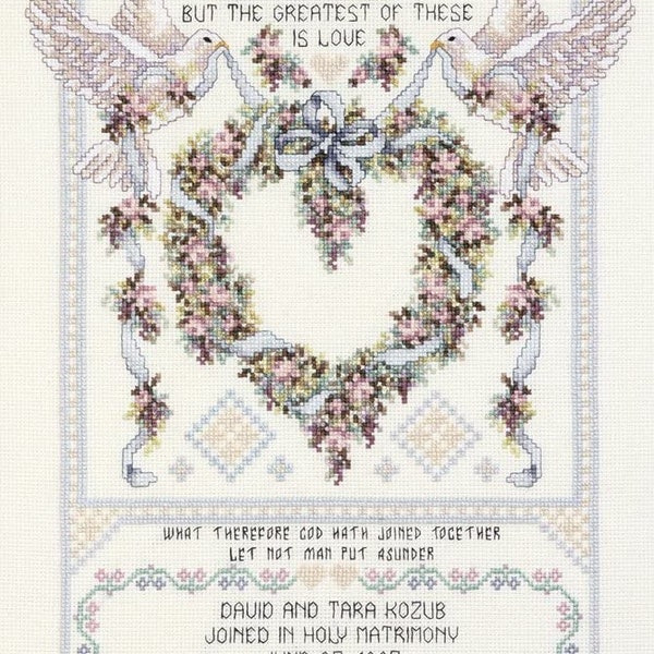 Wedding Cross Stitch Etsy UK