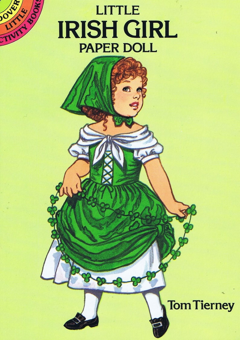 Little Irish Girl Paper Doll Booklet Dover Little Activity Booklet Tom ...