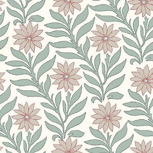 Fat Quarter Liberty Hesketh Sweet Marigold Green Cotton Quilting Sewing Fabric