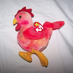 TY Beanie Baby Strut The Rooster