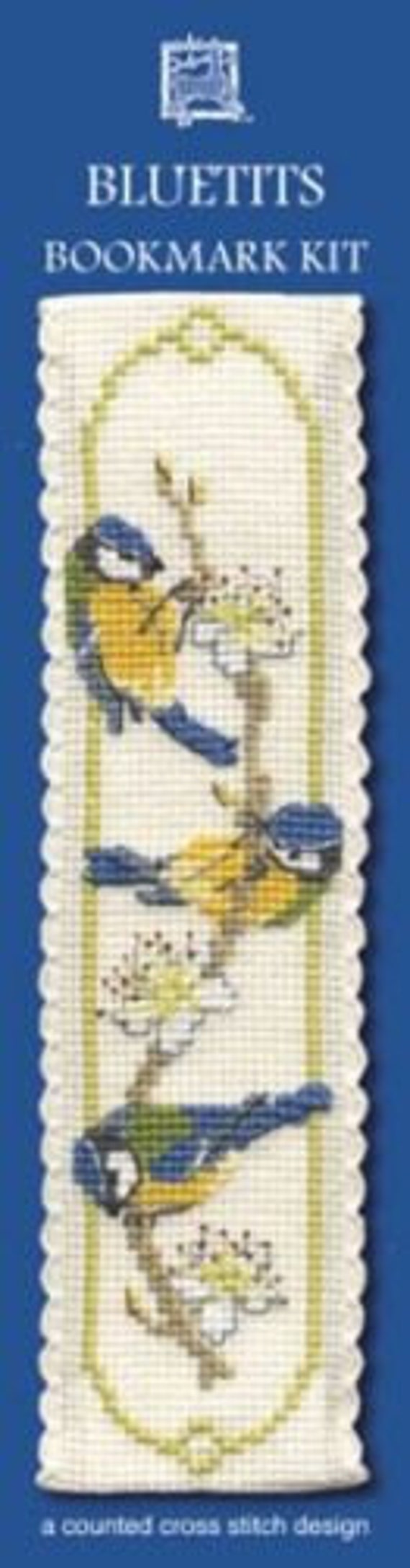 Bluetits Birds Pincushion Counted Cross Stitch Kit