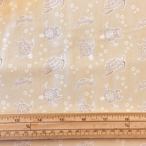 Fat Quarter Tortoises On Sand 100% Cotton Quilting Fabric