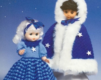 Winter Star Knitting Pattern - Dolls Clothes For 13" Doll