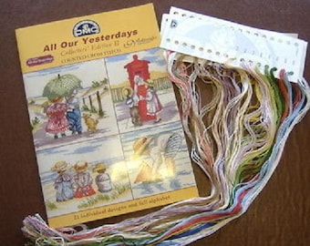 All Our Yesterdays Collectors Edition II Cross Stitch Chart (DMC) Plus Thread