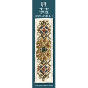 Celtic Jewel Bookmark Counted Cross Stitch Kit Textile Heritage