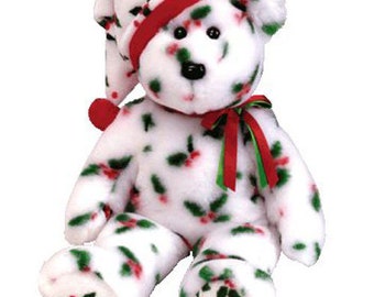 1998 holiday sales bear beanie baby