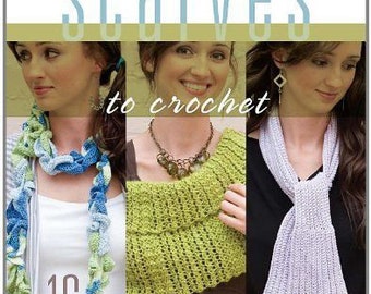 Carnet d'écharpes au crochet