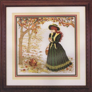 Fall Maiden Cross Stitch Chart And Pattern By Cross My Heart Inc