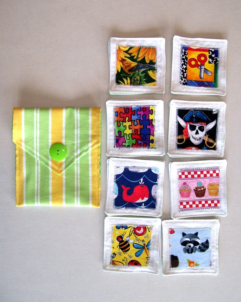Fabric Match Game Concentration Game Toddler Learning Set Etsy