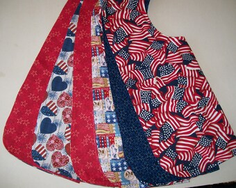 Adult Bibs Size Regular - Patriotic Bibs - Senior Care Bibs - Special Needs Clothing Protectors - Size Regular