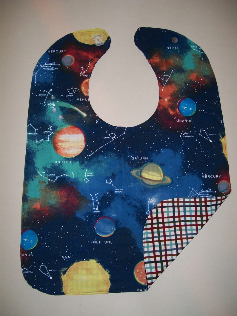 Adult Bibs Reversible Cotton Bibs Senior Care Bibs Etsy