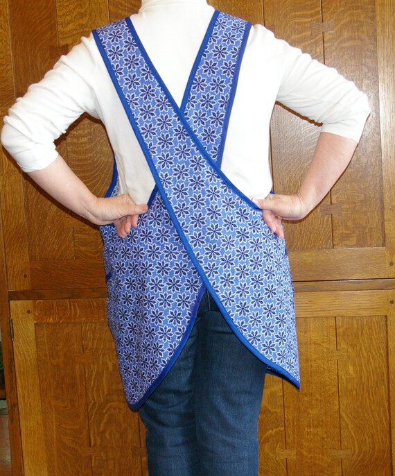 Royal Blue Calico Dress