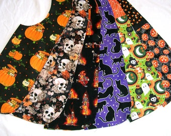 Adult Bibs Small - Halloween Prints - Dignity Bibs - Senior Care Bibs - Bibs for Halloween Adult
