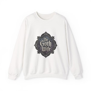 The Goth Wife sweatshirt | Gothic emblem, Victorian ornate design