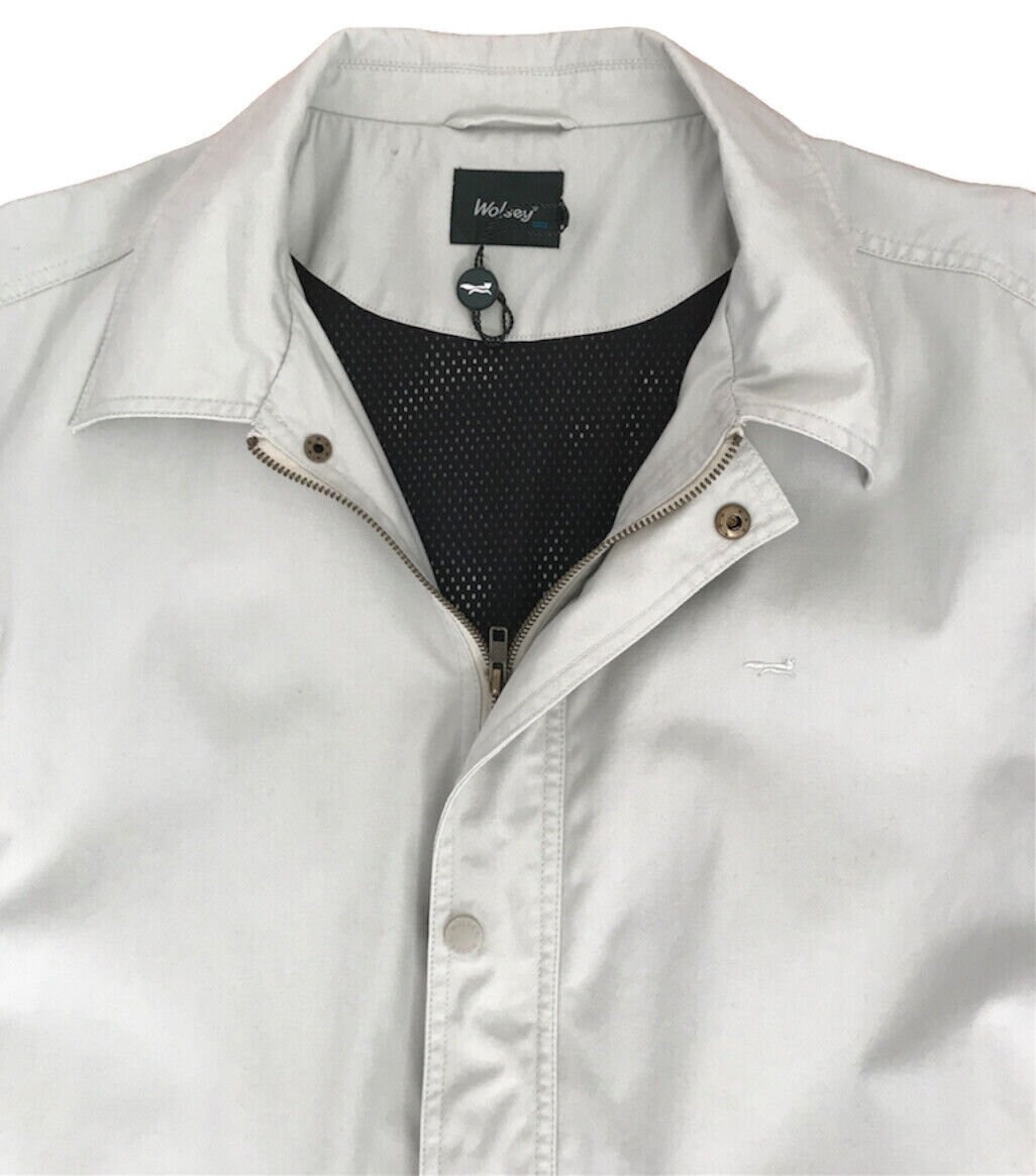 Wolsey Mens Lightweight Golf waterproof Full Zip Long Sleeved