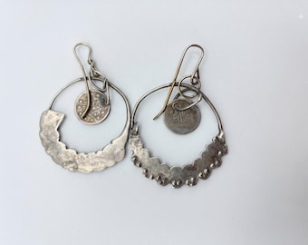 hoop earrings tribal