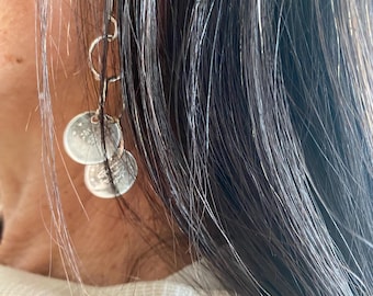 Ottoman coins dangling earrings