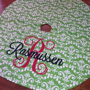 LARGE Personalized Christmas Tree Skirt, NOT EMBROIDERED, Design your own, printed tree skirt, christmas tree skirt,