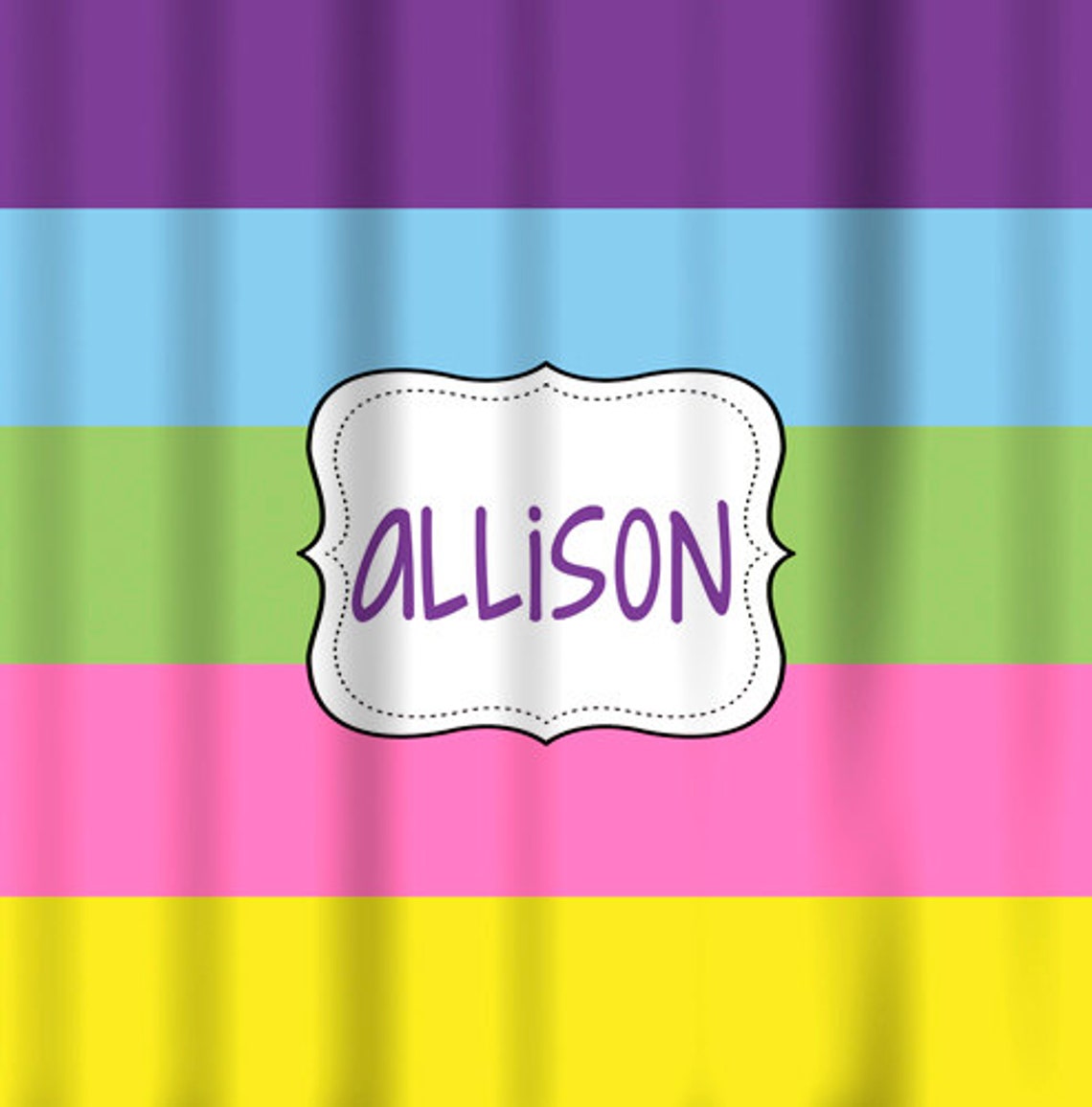 Personalized Shower Curtaindesign Your Ownprinted Shower Etsy