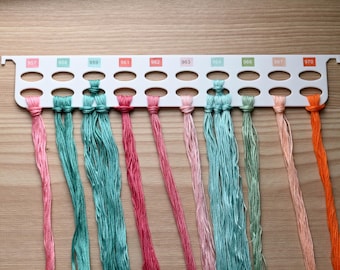 DMC Floss Hangers | Embroidery Storage System, File Box Compatible • WEEKLY RESTOCK • Made to Order