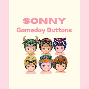 Sonny Angel Gameday Buttons | College Football Tailgate Pins
