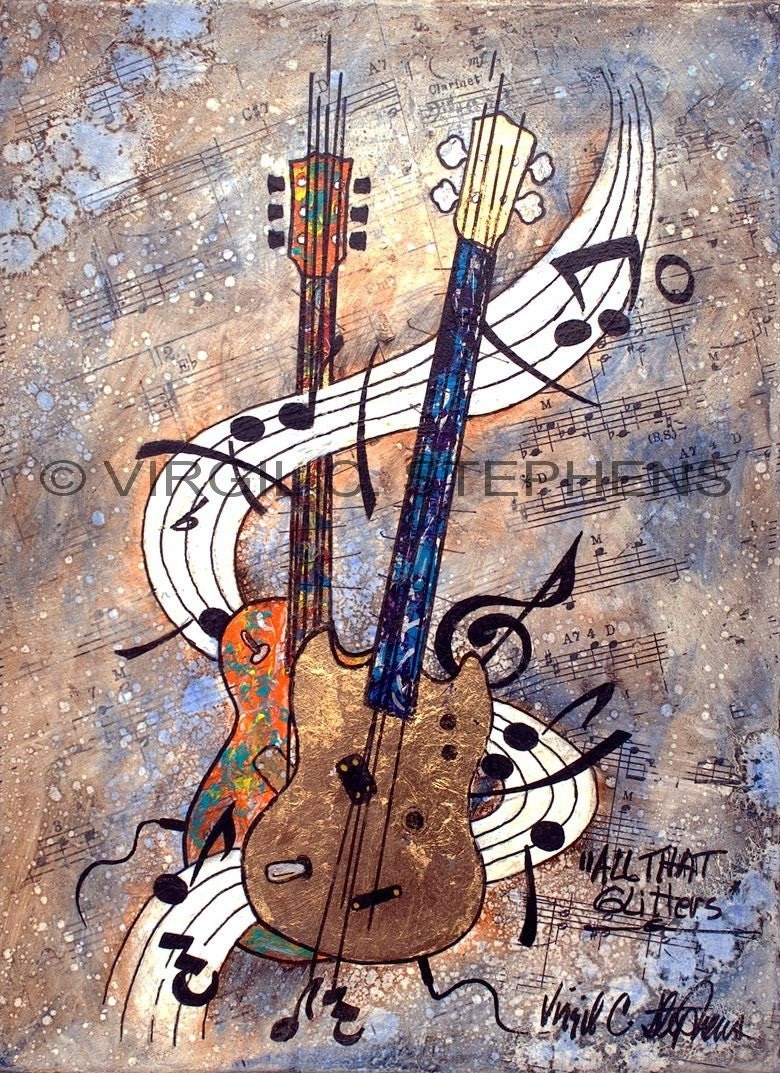 Guitar Music Paintings