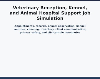 Veterinary Job Simulation Curriculum for Vocational Transition