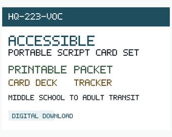 Script tascabili accessibili per la preparazione professionale nell'ambito dell'educazione speciale
