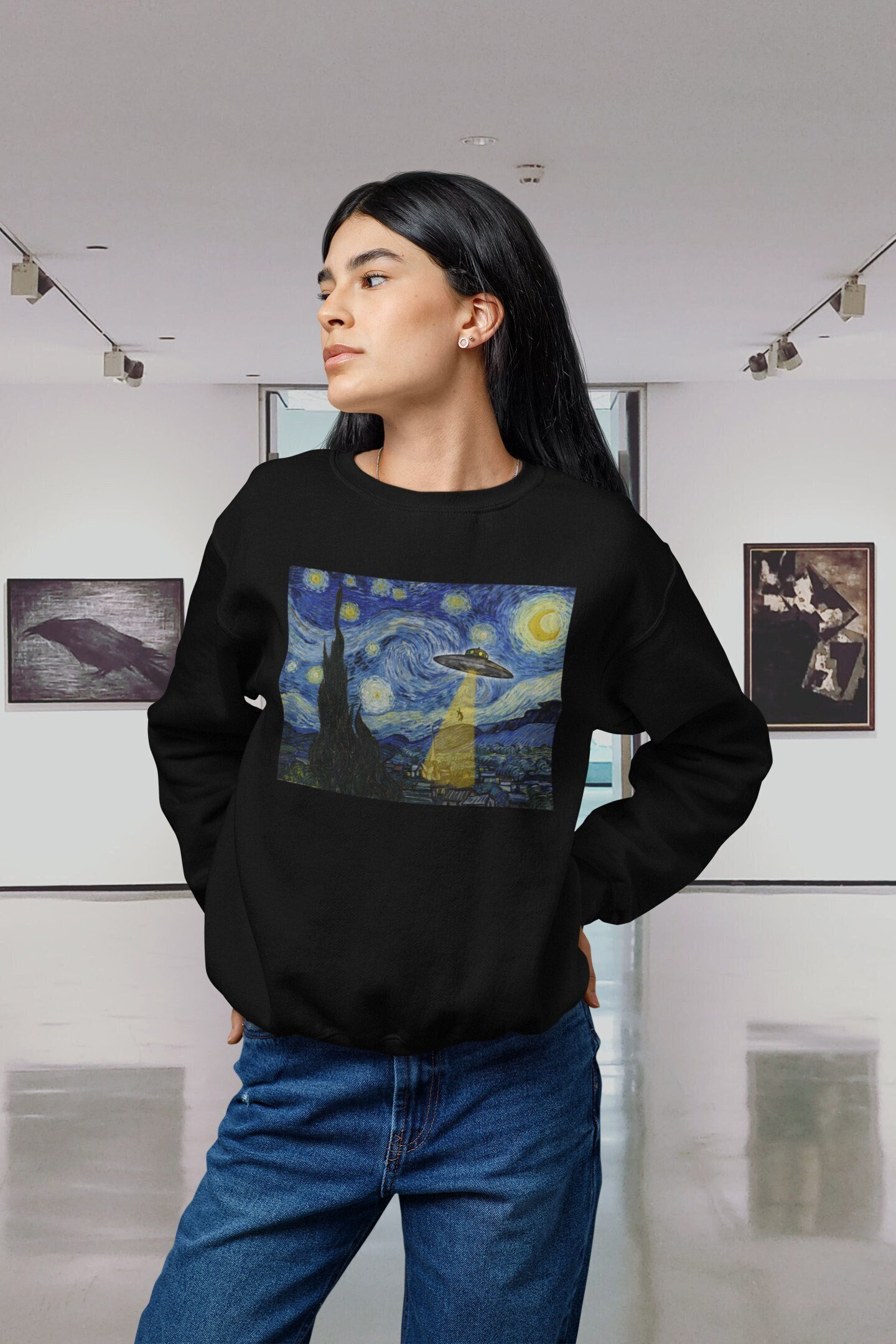 Nasa van gogh sweater clearance