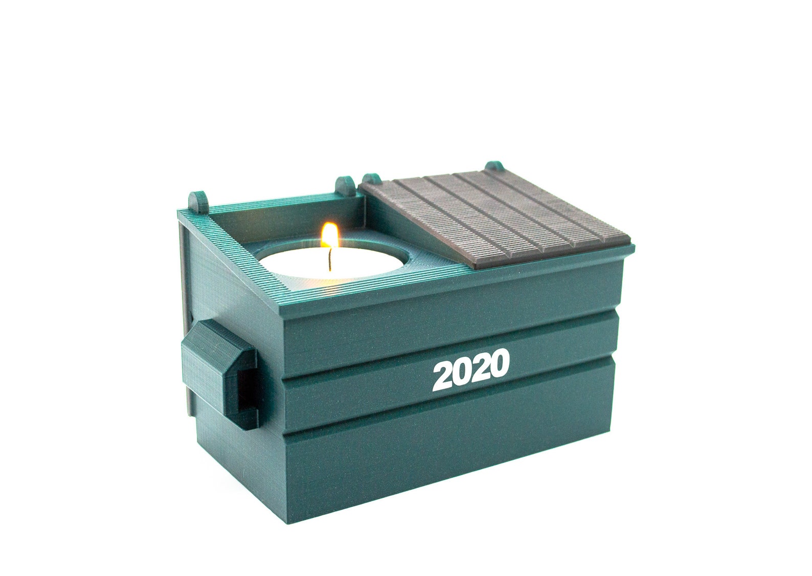 2020 Dumpster Fire Tea Light Candle Holder Souvenir of the Etsy