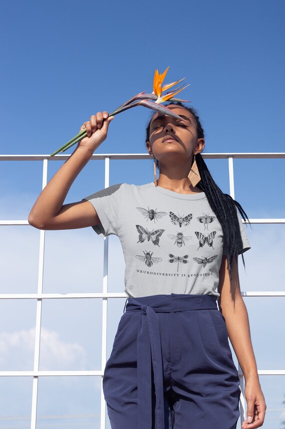 Neurodiversity is Beautiful | Butterfly Moth Bee / Insect Shirt | ADHD...