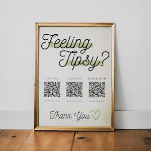 scan to tip template for canva qr code sign template for tip jar sign paypal payment sign for live musician tip sign with qr code