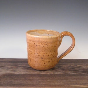 Mug white and tan with speckled clay image 1