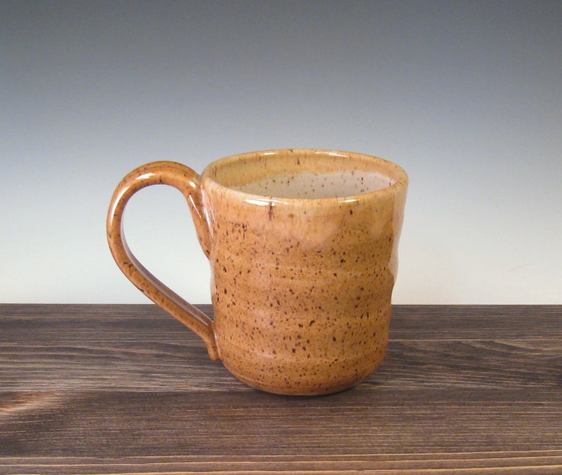 Mug white and tan with speckled clay image 2