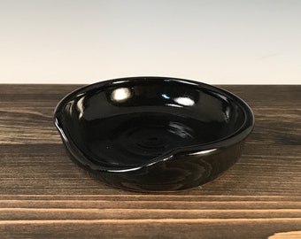 Spoon rest/holder - glossy black