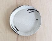 Bereit zum Versand wie in Essen- & -Wein Magazin - Keramik fließen Muster Teller, Keramik Servierplatte Servierteller mit einzigartigem Design, 10 in.
