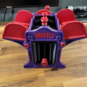 Card Shuffler for Standard and TCG Sleeved Cards – Multiple Colors