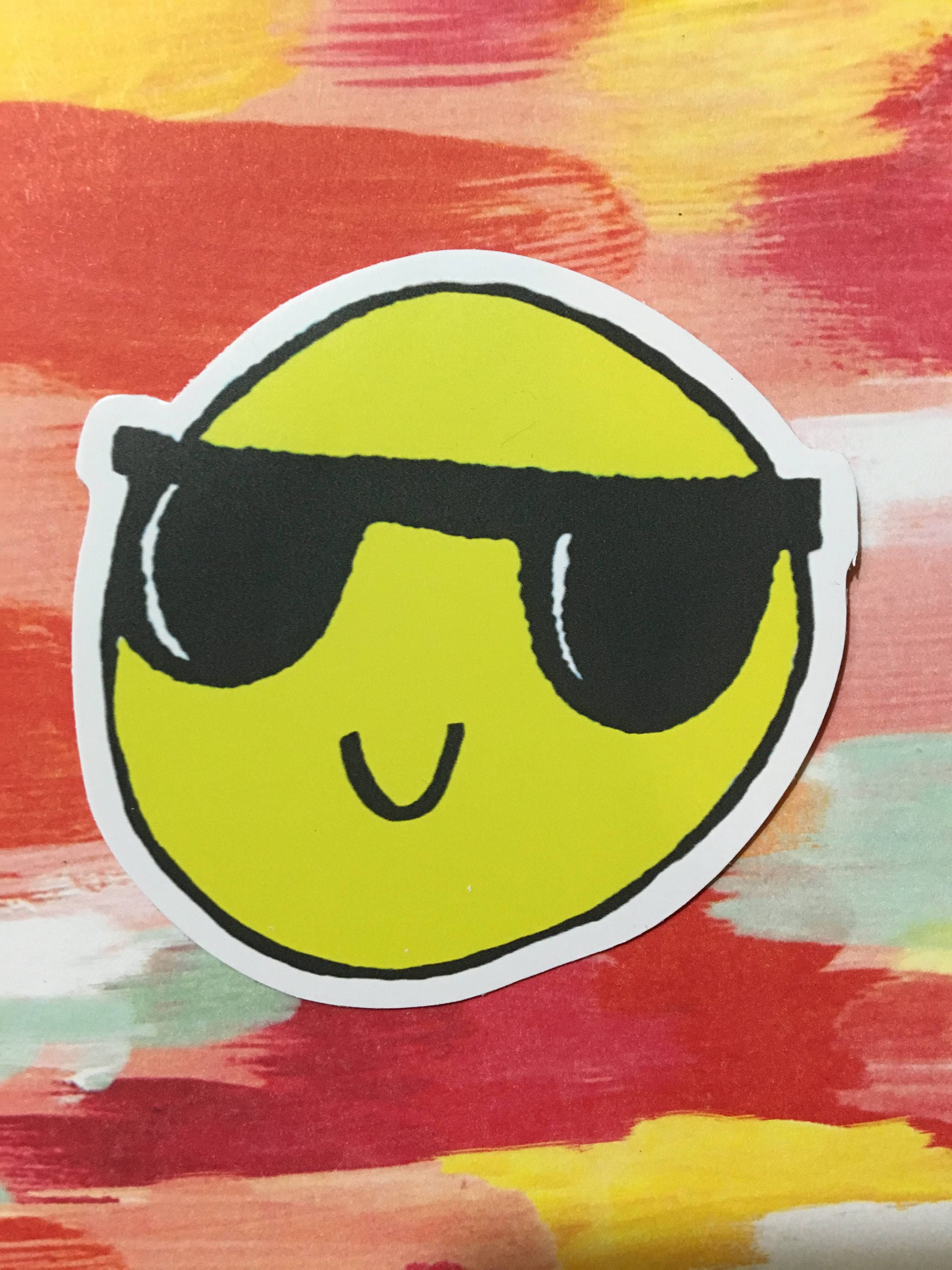 Emoji Vinyl Stickers Scrapbooking Emoji Vinyl Decal Kiss Etsy