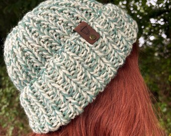 Mermaid Hand-Knit Beanie