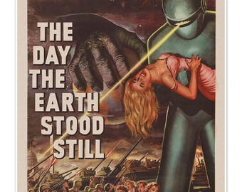 1950 年頃の SF 映画広告ポスター 5 枚セット | UFO 火星侵略者、空