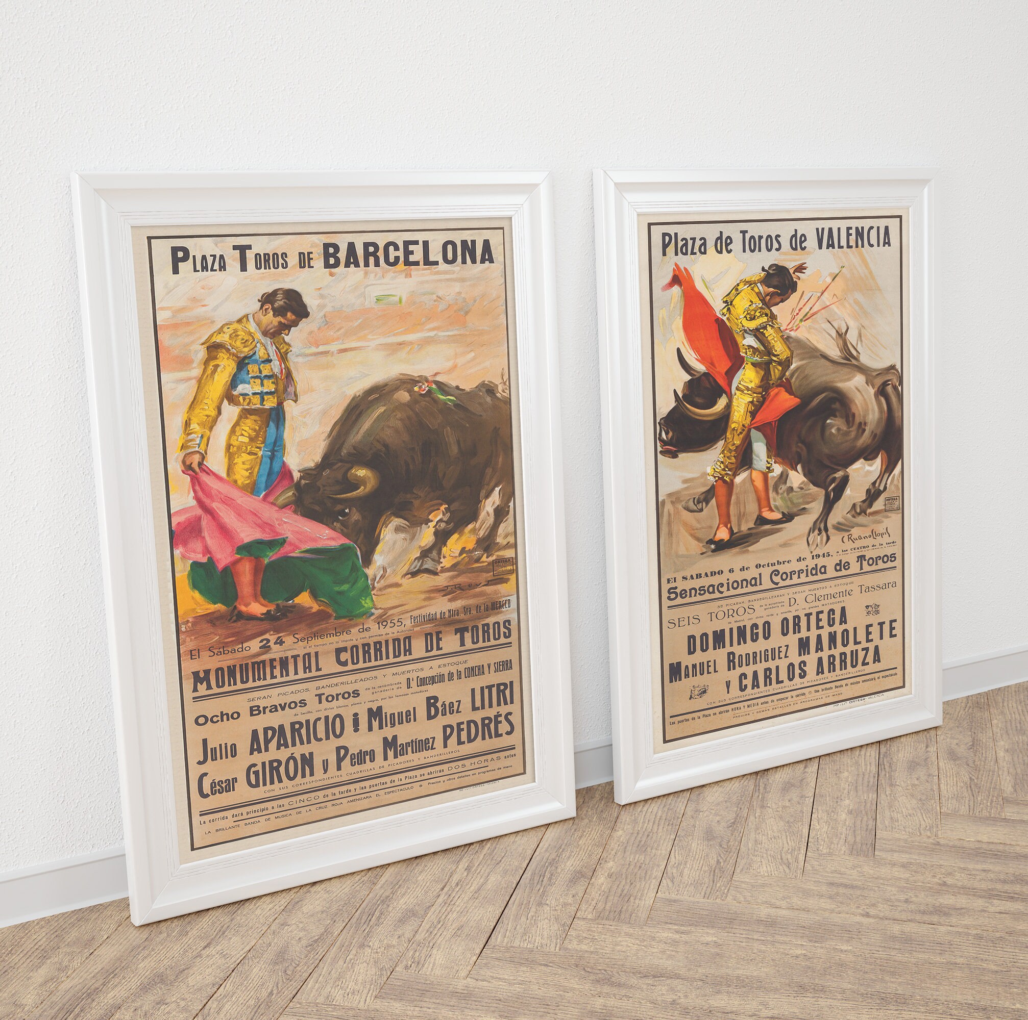 スペイン闘牛広告 5 枚セット 1940 年頃 | La Corrida de Toros