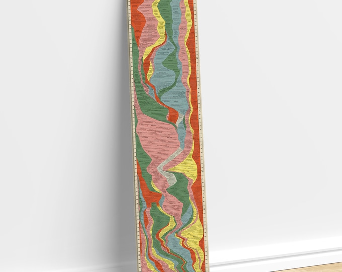 The Histomap - Four Thousand Years of World History | States, Nations, Empires c. 1931 | Vintage Timeline of World History Art Print Poster