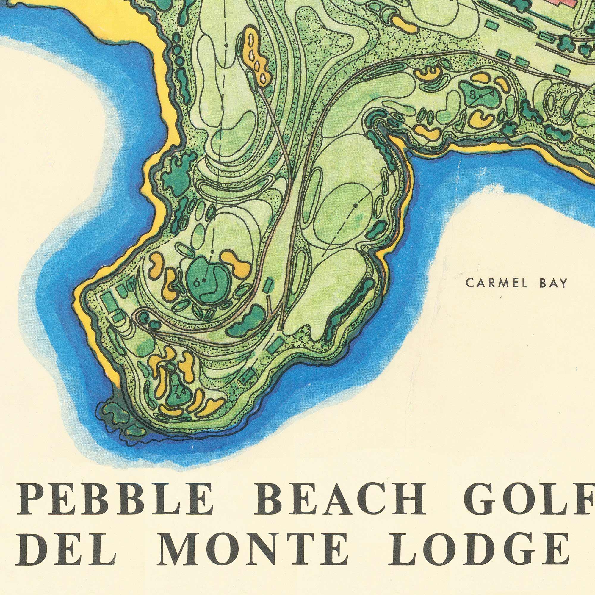 歴史地図 | ペブルビーチ・リンクス・ゴルフコース | デルモンテ