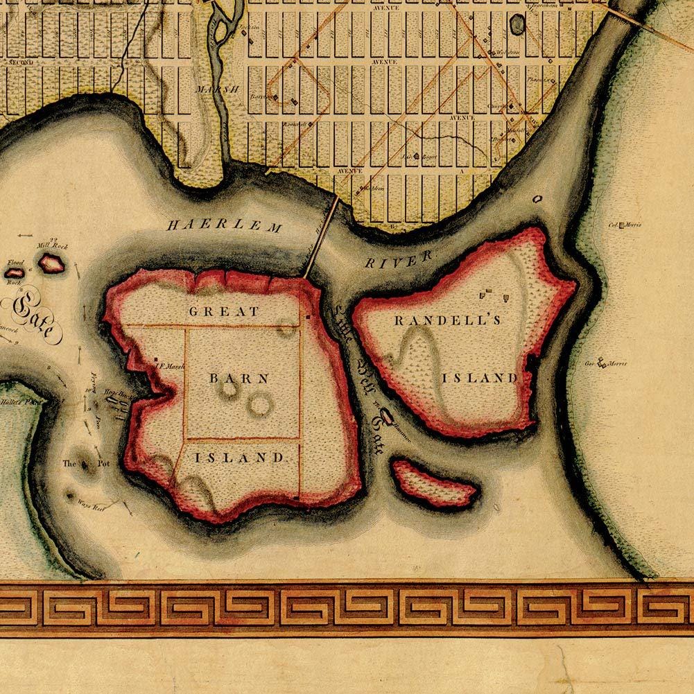 This map of the City of New York and Island of Manhattan as laid out by the Commissioners appointed by the Legislature April 3.d 1807 | William Bridges