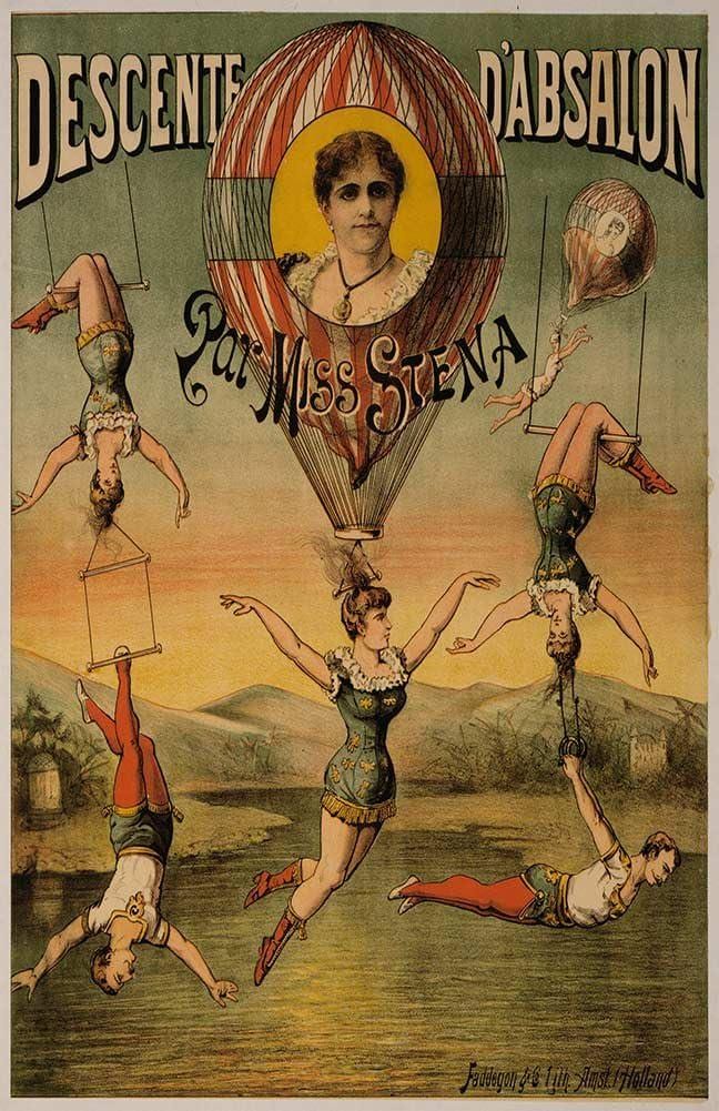 ヴィンテージ フランス サーカス ポスター コレクション 6 枚セット