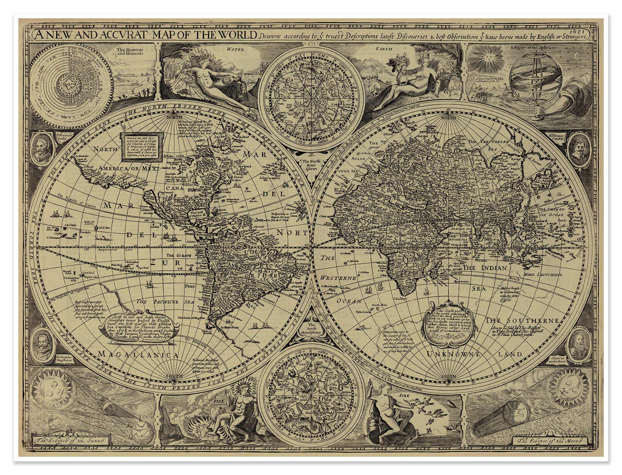 大型作品　西洋古地図　1676年 J. Speed「Lyncolne」 il_fullxfull.7076807286_ax6i.jpg