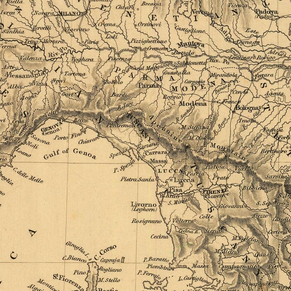 Carte Historique Sicile Italie Par Martines 1587 - 31,01 X 23 Pouces - Reproduction Vintage