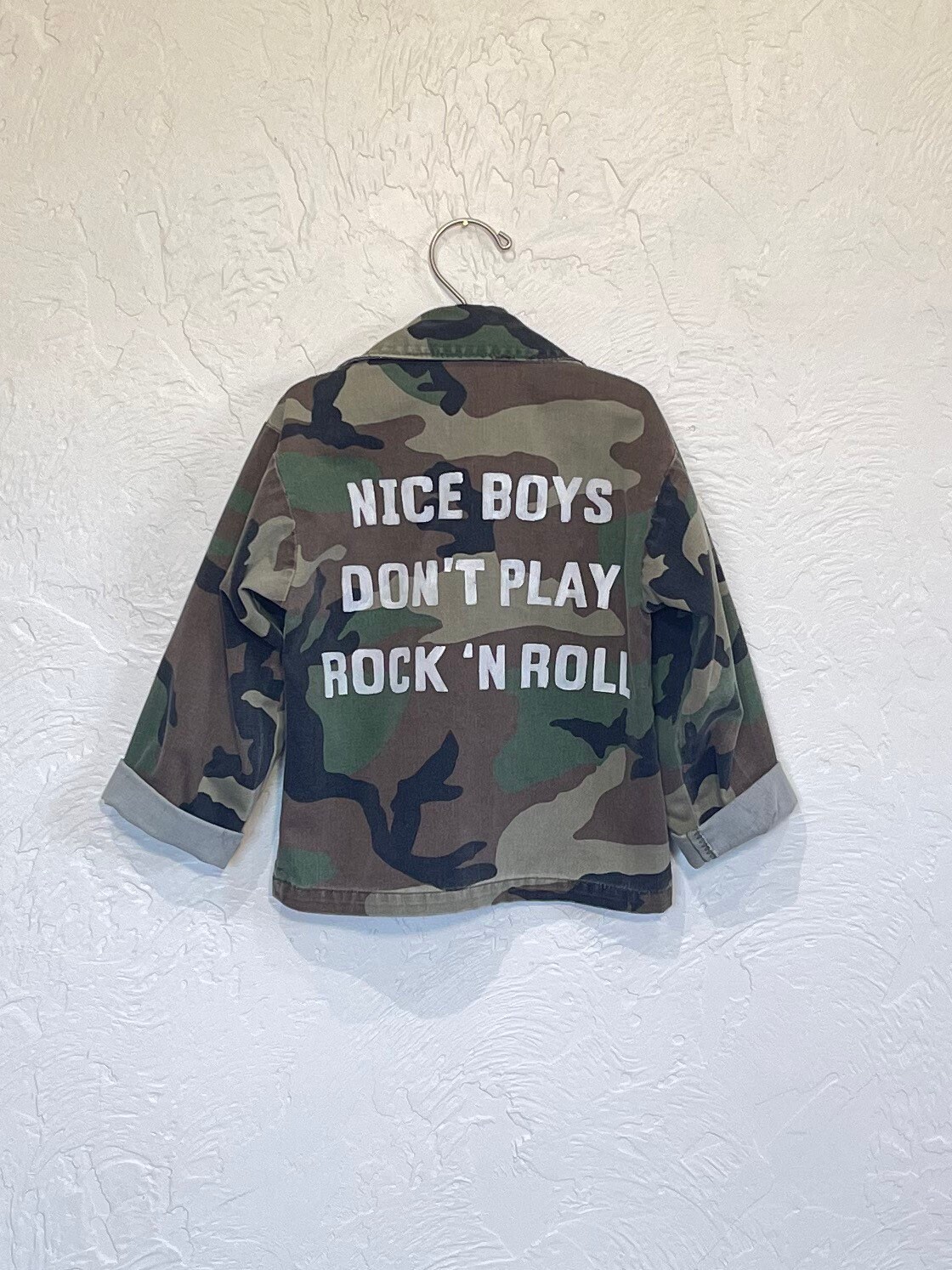 Glitter camo jacket deals