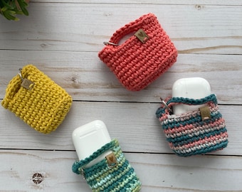 かぎ針編みのイヤホン Pro ケース、**PDF パターンのみ、完成品では