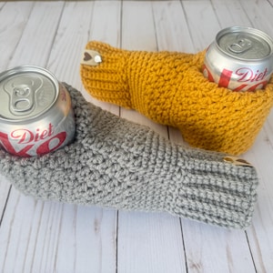 Crochet Suzette Drink Mitt PATTERN: Tailgate Beer Cozy (Digital Download)